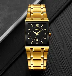 Чоловічий наручний годинник 9263GDBK Gold-Black Skmei acs0029836 - мініатюра 3