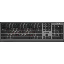 Клавіатура Maxxter Wireless UA Gray (KBW-01G-UA)