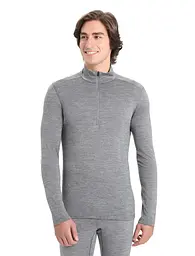 Термокофта Icebreaker 200 Oasis LS Half Zip Men Gritstone L (1052-104 367 013 L) - мініатюра 2