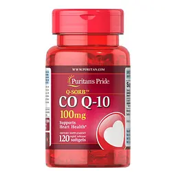 Натуральна добавка Puritan's Pride CO Q10 100 mg, 120 капсул