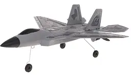 Літак винищувач на радіокеруванні дитячий Ramiz Raptor F-22 з LED-підсвіткою - мініатюра 3