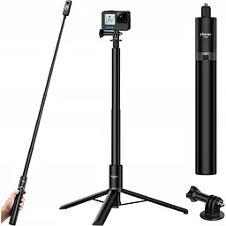 Штатив Ulanzi TT52 1.5m Tripod UV-T090GBB1 Black - мініатюра 4