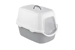 Stefanplast Cathy - Закритий туалет для котів сірий