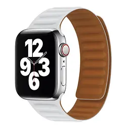 Магнітний ремінець Magnetic Soft Touch Apple Watch 49/Watch 45/Watch 44/Watch 42mm White (37202_3610733)