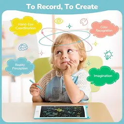 РК-планшет для письма та малювання TECJOE 2 Pack 8.5-дюймовий Doodle Board для дітей - мініатюра 4