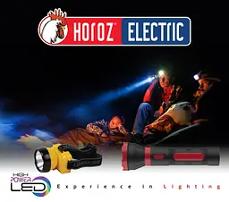 Ліхтарик ручний світлодіодний LED Horoz Electric Best-1 1W червоно-чорний - мініатюра 6