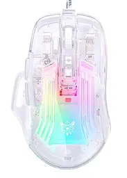 Комп'ютерна мишка Onikuma ігрова дротова для ПК C93 RGB підсвітка 12800 DPI для ноутбука прозорий корпус - мініатюра 2