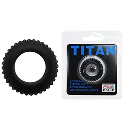 Ерекційне кільце Titan Cock Ring чорне