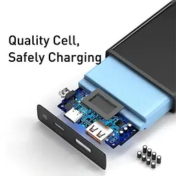Портативна батарея Powerbank Baseus Super Xiaomini Digital Display 10000 mAh 22.5W PPMN-A01 Black - мініатюра 3