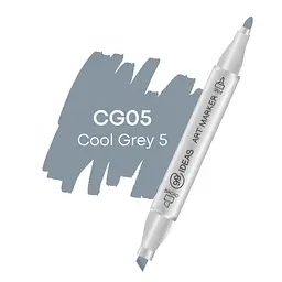 Маркер двосторонній Холодний сірий 5, CG05, 99IDEAS