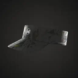 Козирок Buff PACK RUN VISOR ipe white Різнокольоровий - мініатюра 3