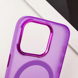 Чохол TPU+PC Lily with MagSafe для Apple iPhone 14 Pro (6.1) Purple - мініатюра 5