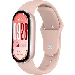 Ремінець для фітнес-браслету Xiaomi Smart Band 8 / 9 / 10 Soft Touch Pink Sand [154945] - мініатюра 3
