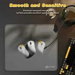 Ігрова поверхня Attack Shark CM02 450x400x4мм Light grey - мініатюра 9