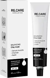 Балансувальна глиняна маска для обличчя Re.Care Balancing Clay Mask 45 мл - мініатюра 2
