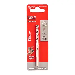 Свердло по металу HSS-Co MILWAUKEE DIN338, діаметр 5,5х93х57мм