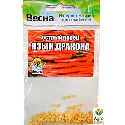 Перець гострий "Язик Дракона" (Зипер) ТМ "Весна" 1г (22224) - мініатюра 2