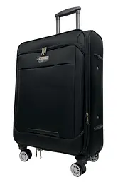 Валіза Worldline Airtex 621 з поліестеру середня Чорний