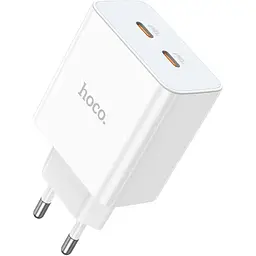 Мережевий зарядний пристрій Hoco C108A Leader 35W White (784438) [125142] - мініатюра 2