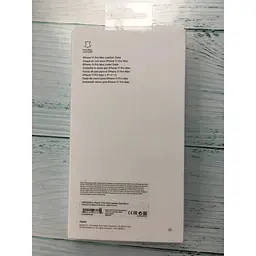 Оригінальний шкіряний чохол Apple Leather Case для iPhone 11 Pro Max (6.5") Black (MX0E2ZM/A) - мініатюра 8