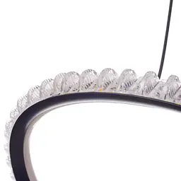 Люстра підвісна Brille світлодіодна в хол 174W WW BK (BR-01 685S/1) - мініатюра 3