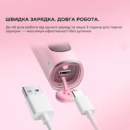 Електрична зубна щітка Oclean X Kids Set Electric Toothbrush Pink - мініатюра 5