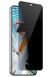 Захисне скло DK для Samsung Galaxy S25 S931 Антишпигун Full Glue 020462 black 3 шт. - мініатюра 2