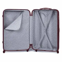 Валіза з ABS пластику Wings GDW01 велика 97л бордова (GDW01-L-Burgundy) - мініатюра 4