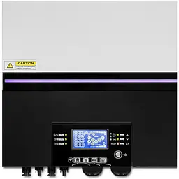 Гібридний сонячний інвертор Qoltec QLT-8 8KW 48V [53889] [116544] - мініатюра 2