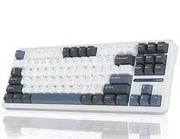 Бездротова механічна клавіатура AULA F87 Pro , Білий - мініатюра 2