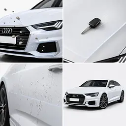 Антигравійна захисна бронеплівка за лекалами для Audi A5 F5 facelift 2020-2024 - повний кузов - мініатюра 2