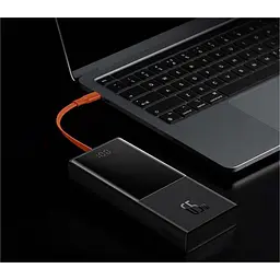 Повербанк Baseus Elf Digital Display 20000 mAh 65W Black (PPJL000001) - мініатюра 5