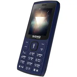 Телефон кнопковий Sigma X-style 34 NRG TYPE-C синій - мініатюра 3