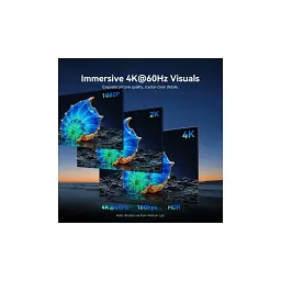 Кабель мультимедійний HDMI M to HDMI M 2.0m 4K60Hz 90° corner black Vention (ALRBH) - мініатюра 7