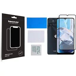 Захисне скло BeCover для Motorola Moto E22 / E22i Black (709731) - мініатюра 2