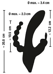 Вібратор для потрійної стимуляції Smile Triple G-Spot Orion 42-05506710000 98708 - мініатюра 4