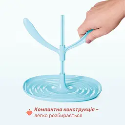 Сушка для сосок та пляшечок Chicco блакитна (11610.00) - мініатюра 3
