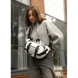 Велика жіноча поясна сумка бананка Sambag 38х21 см sum0027225