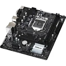 Материнська плата ASRock 1200 (H410) H410M-H/M.2 SE, H370, 2xDDR4, Int.Video(CPU), 4xSATA3, 1xM.2, 1xPCI-E 3.0 x16, 1xPCI-E 3.0 x1, 1xM.2 (Key E), ALC897, RTL8111H, 6xUSB3.2/6xUSB2.0, VGA/HDMI/DP, MicroATX - мініатюра 3