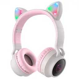 Навушники bluetooth Hoco W27 Cat Ear Wireless Headphones сірий