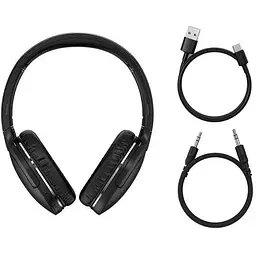 Бездротові навушники Baseus Encok Wireless headphone D02 Pro NGD02-C01 Black - мініатюра 3