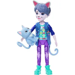 Лялька Enchantimals Glam party Котик Коул (HNT59) - мініатюра 2