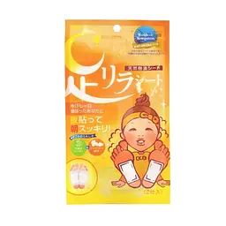 Детокс-пластирі Megumi Foot Relax Sheet Ginger для ніг (імбир) 2 шт