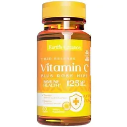 Вітамін C Earths Creation Vitamin C 1000 mg with rose hips 60 таб (1091-817 526)