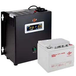 Комплект резервного живлення для котла LP (LogicPower) ДБЖ + гелева батарея (UPS W500 + АКБ GL 480W) - мініатюра 3