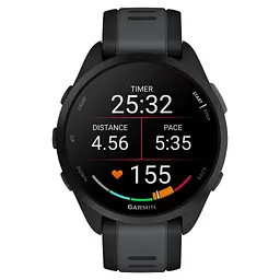 Смарт-годинник Garmin Forerunner 165 Music, Black/Slate Grey, GPS (010-02863-30) - мініатюра 2