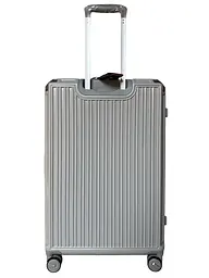 Валіза велика L Milano bag 013 полікарбонат Срібна - мініатюра 3
