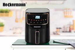 Аэрогриль Аэрофритюрница Heckermann 1800 Вт 4,7 л - мініатюра 7