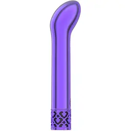 Вібратор Royal Gems Jewel Gunmetal 12 см (фіолетовий)