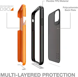 Протиударний чохол GEAR4 Battersea D3O для iPhone 11 (6.1") Black - мініатюра 8